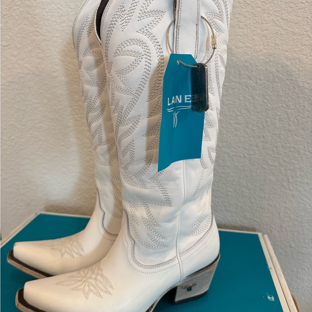 Lane White Smokeshow Mid-Calf Women’s Cowboy Boots